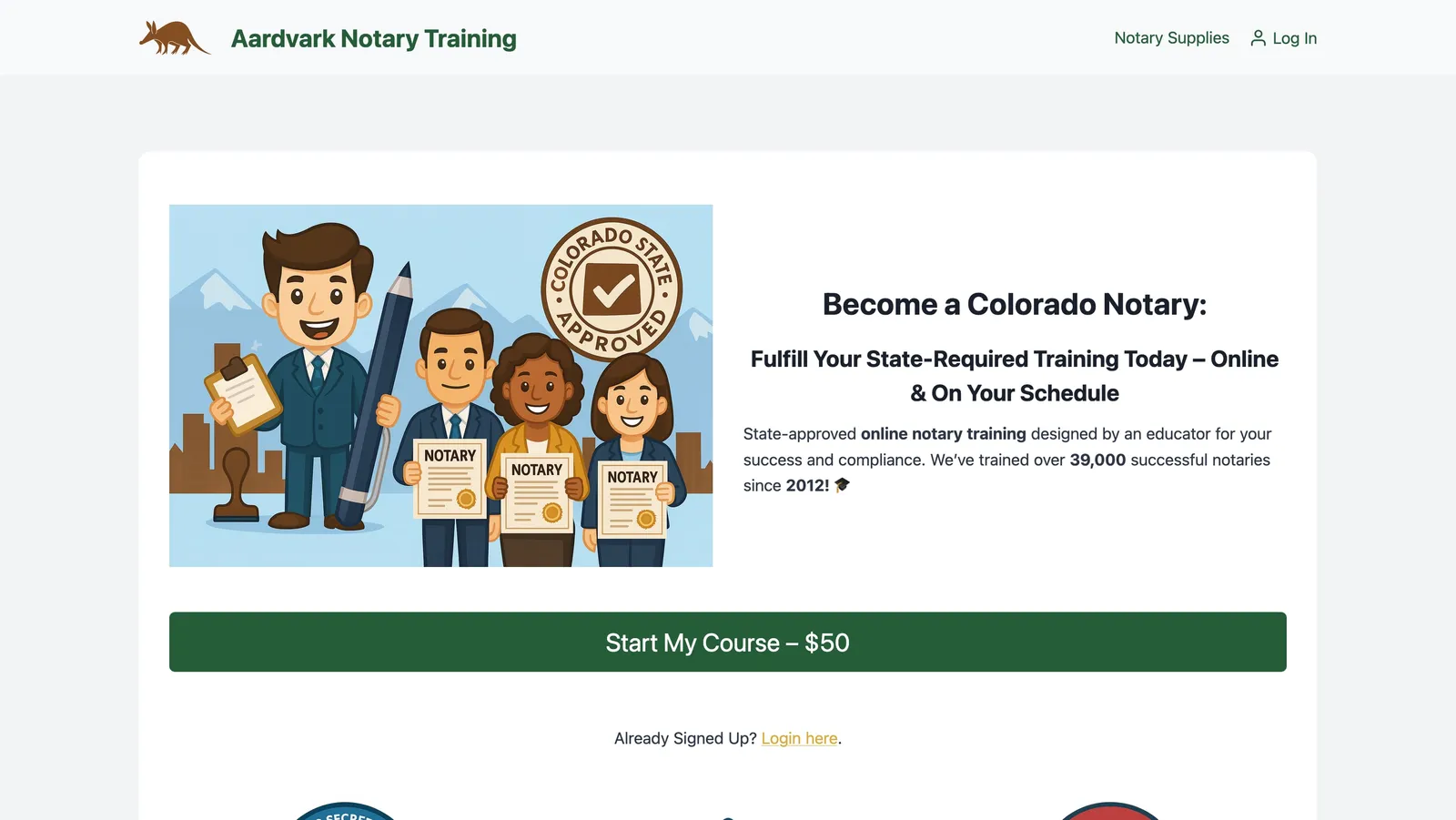 Aardvark Notary Training